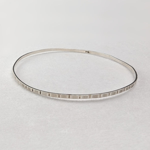 Vintage sterling silver bracelet bangle