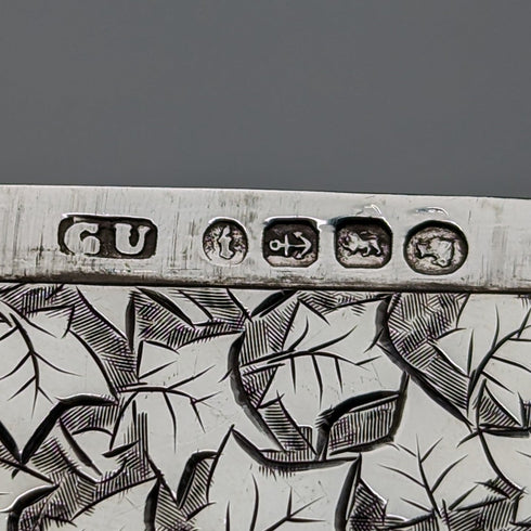 1883 年英國古董純銀卡包 47 克 George Unite