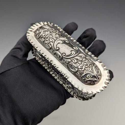 1901 年英國古董純銀盒 101 克 Mappin 和 Webb