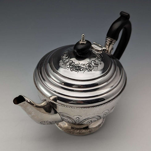 約 1889 年英國古董純銀學士茶具總計 471 克 Mappin 和 Webb