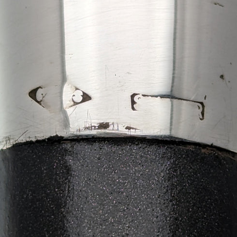 約 1925 年英國復古男手杖純銀圓柄黑軸 86 厘米