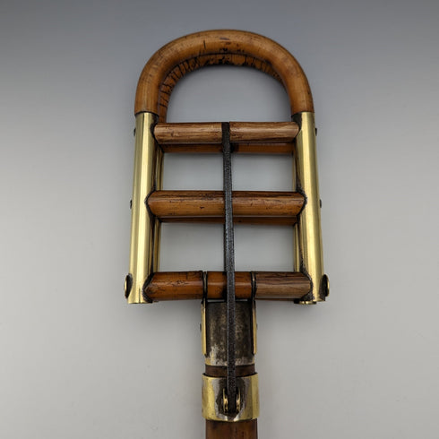 約 1905 年古董射擊手杖竹折疊椅