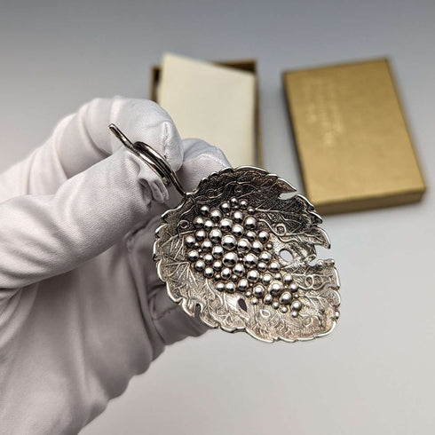 1939年 ヴィンテージ 純銀製 ティーキャディースプーン 19世紀復刻品 メトロポリタン美術館
