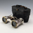 Antique Hunting Decor Opera Glasses Binoculars with Case
