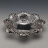 1895 British antique sterling silver floral dish, 111g, James Dixon & Sons