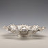 1895 British antique sterling silver floral dish, 111g, James Dixon & Sons
