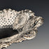 1895 British antique sterling silver floral dish, 111g, James Dixon & Sons