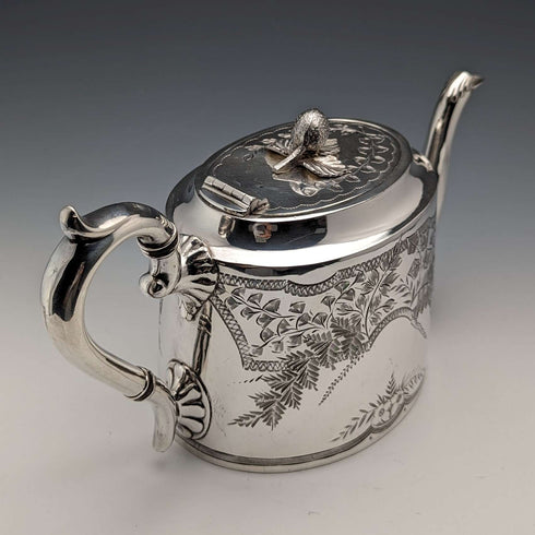 約 1900 年英國古董鍍銀茶壺 James Deakin & Sons
