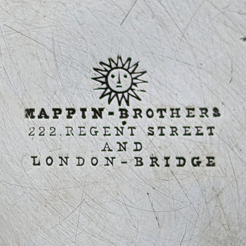 約 1885 年英國古董鍍銀學士咖啡壺 Mappin Brothers