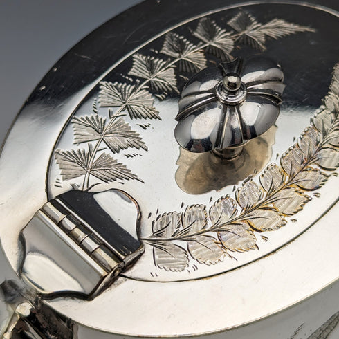 約 1900 年英國古董鍍銀茶具 3 件套