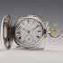 Circa 1893 Antique Stauffer & Co. Pocket Watch, Silver Side Half Hunter, in good working order