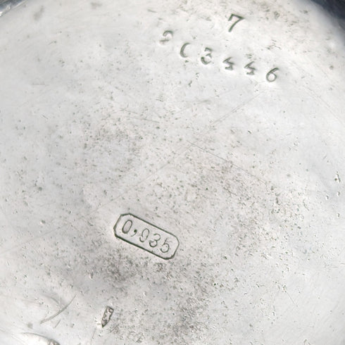 Circa 1893 Antique Stauffer & Co. Pocket Watch, Silver Side Half Hunter, in good working order