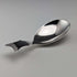 1806 British Georgian antique sterling silver tea caddy spoon