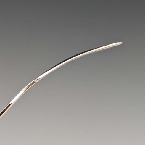 1806 British Georgian antique sterling silver tea caddy spoon