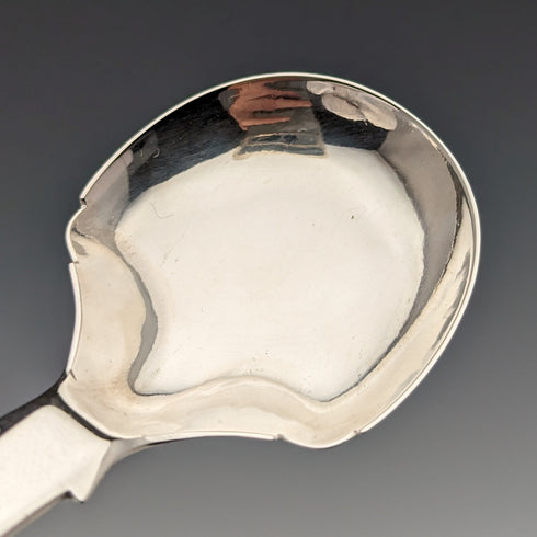 1863年 英国アンティーク 純銀製 ティーキャディースプーン George Unite