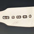 1863 British antique sterling silver tea caddy spoon George Unite