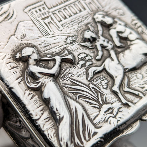 1897 年英國古董純銀方盒 60 克 George Nathan & Ridley Hayes