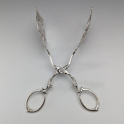 ドイツアンティーク コンチネンタルシルバー製 サンドイッチサーバ 65g