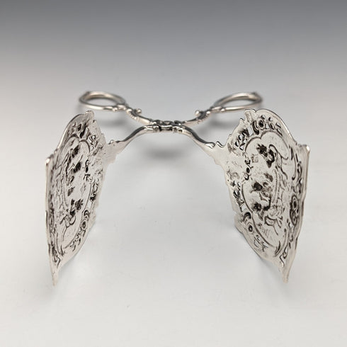 ドイツアンティーク コンチネンタルシルバー製 サンドイッチサーバ 65g