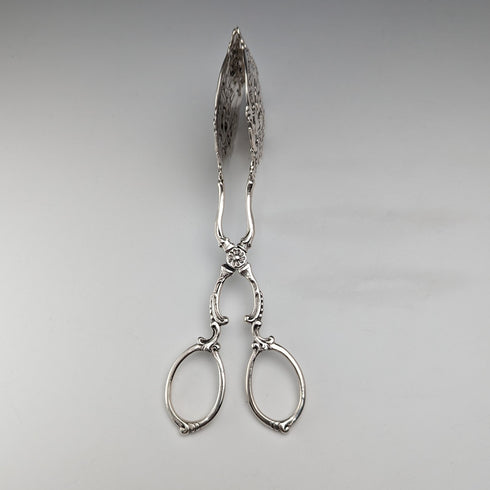 ドイツアンティーク コンチネンタルシルバー製 サンドイッチサーバ 65g