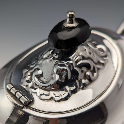 Early 20th century British vintage silver plate tea set, 3 piece set