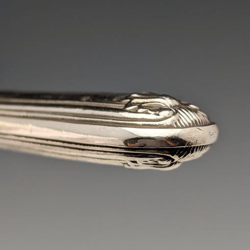 1906年 英国アンティーク 総純銀製 カトラリーセット 6ペア 計612g George Howson 木箱入り