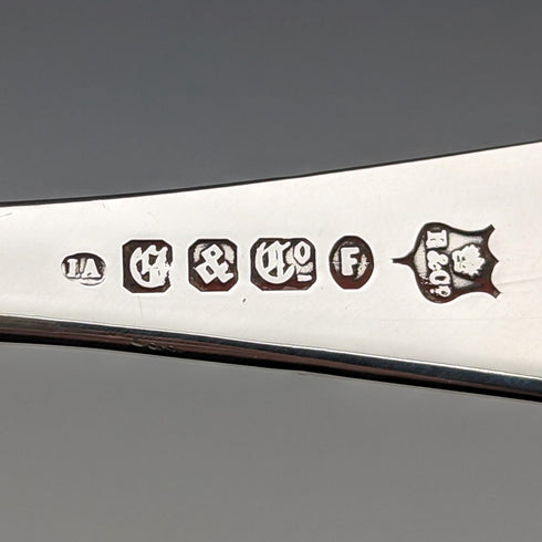 1868年 英国アンティーク シルバープレート製 クラムキャッチャー Elkington