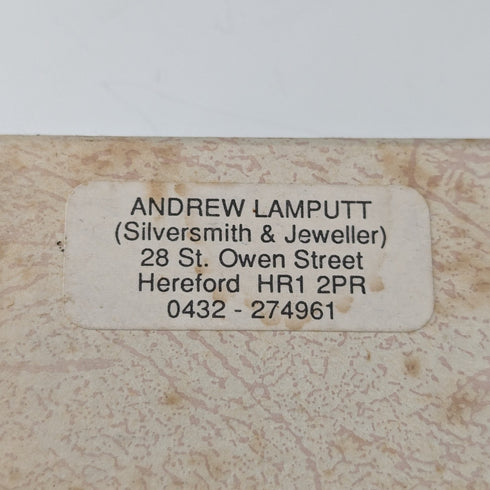 1911年 英国アンティーク 純銀ハンドル 大型ボタンフック ブーツフック William Vale