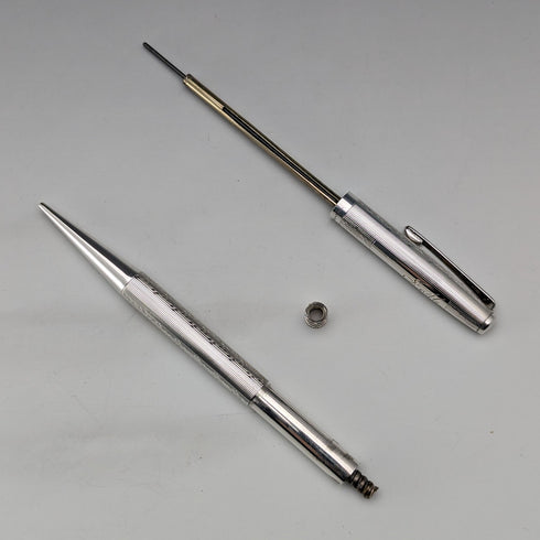 1983 英國 Yard O' 紅色純銀自動鉛筆(附盒子)