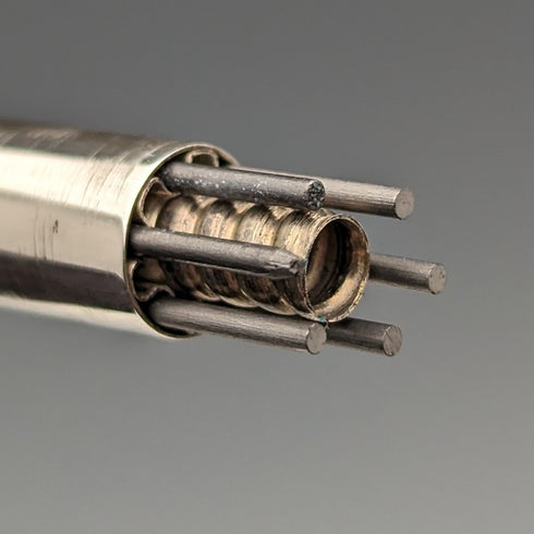 1965 英國 Yard O' 紅色純銀自動鉛筆(附盒子)