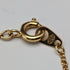 Early 20th Century 8ct Gold & Purple Stone Fob Necklace
