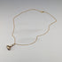 Early 20th Century 8ct Gold & Purple Stone Fob Necklace