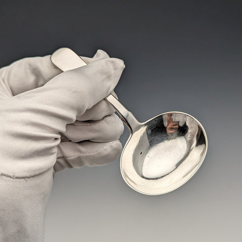 1835 年英國古董純銀茶盒湯匙約翰、亨利和查爾斯·利亞斯