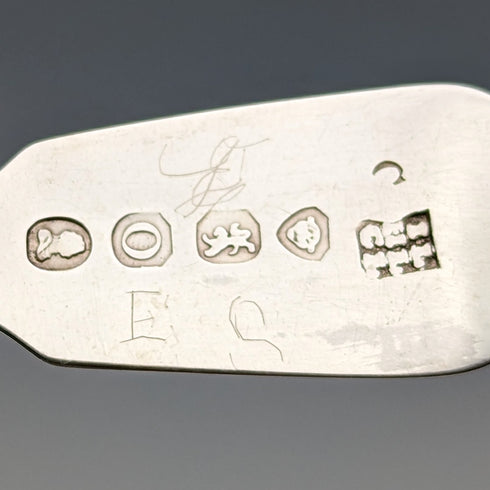 1829 年英國古董純銀茶盒湯匙約翰、亨利和查爾斯·利亞斯