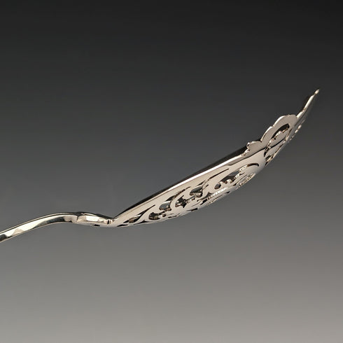 1911 年英國古董純銀湯匙一對 104 克 Martin, Hall & Co