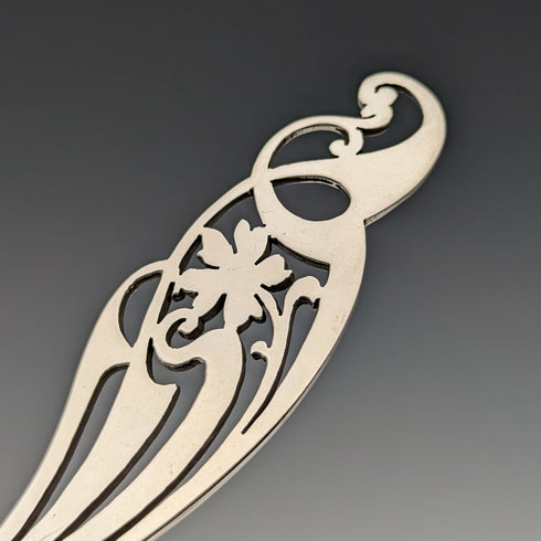 1911 年英國古董純銀湯匙一對 104 克 Martin, Hall & Co