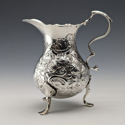 1755 年英國古董純銀奶油壺 75 克 Daniel Shaw