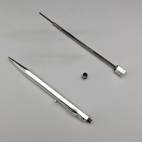 1959 英國 Yard O' 紅色純銀六角鉛筆(附盒子)