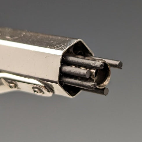 1959 英國 Yard O' 紅色純銀六角鉛筆(附盒子)