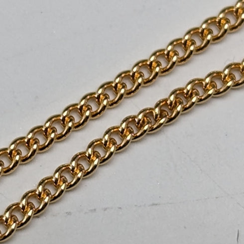 ヴィンテージ 9ctゴールド ボール型ペンダント ネックレス