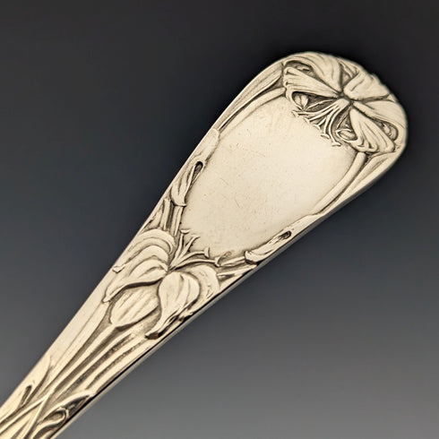 Antique British Silver Plate Fish Cutlery Set of 6 Pairs JG Graves