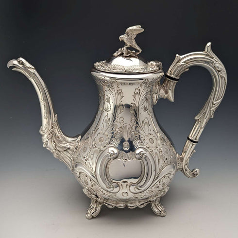 英國復古鍍銀茶/咖啡套裝 James Dixon & Sons