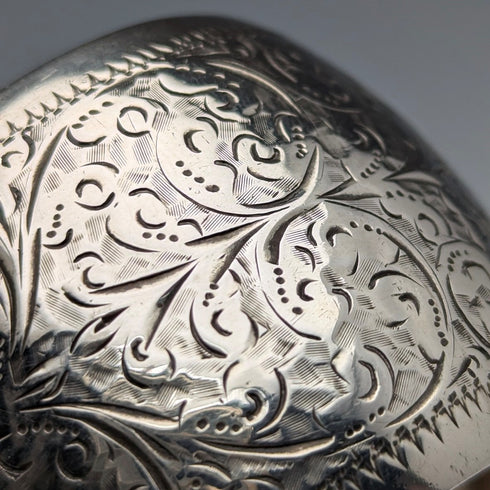 1897 年英國古董純銀餐巾環 36 克 Hilliard&Thomason