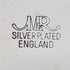 Vintage British silver plate squirrel decorated nut dish M&R