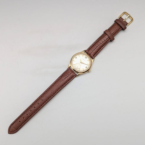 1958 年英國 Garrard K9 純金丹尼森錶殼男錶帶盒翻新