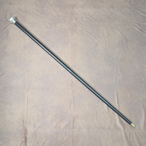 1926 年英國復古男士純銀圓柄手杖 90 厘米