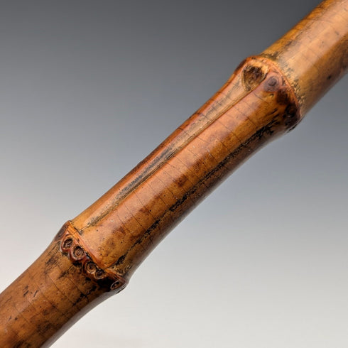 古董男士竹製彎柄手杖 87 厘米