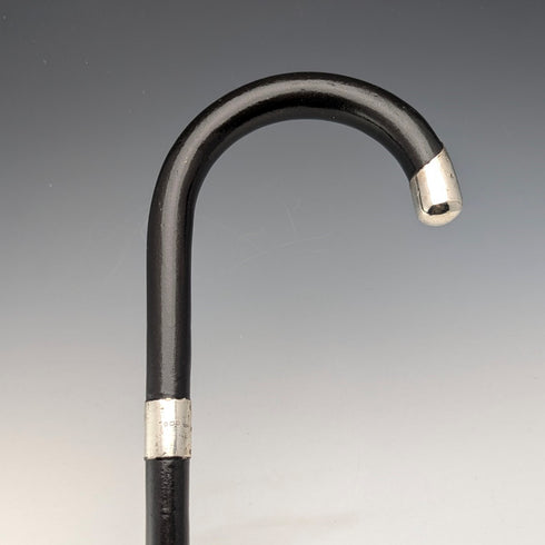 1933 年英國復古男士純銀裝飾彎柄手杖 82 厘米