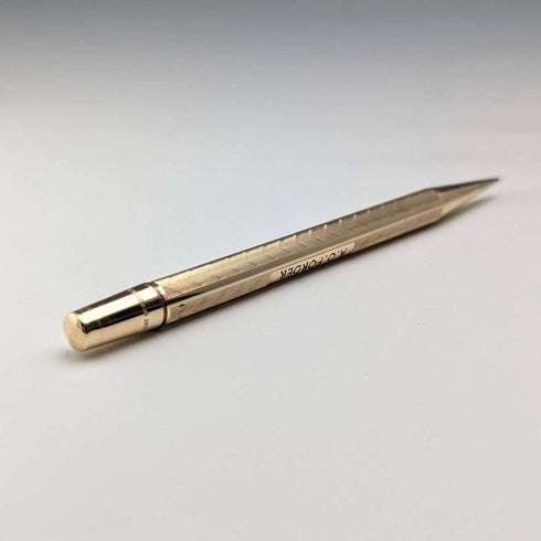 British Vintage Yard O'Red Rold Gold Push-Pull Pencil