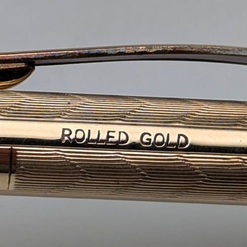 British Vintage Yard O'Red Rold Gold Push-Pull Pencil